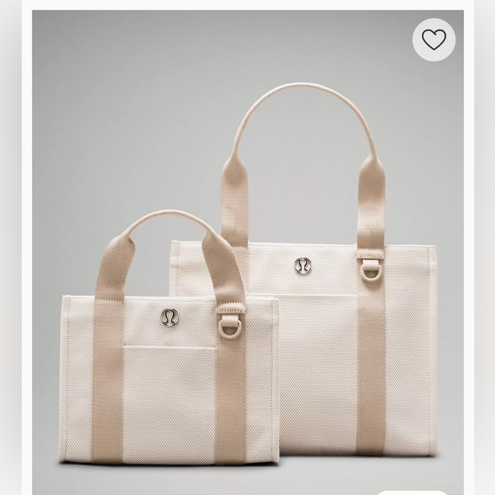 Lululemon Two-Tone Canvas Mini Tote Bag - Picture 3 of 14